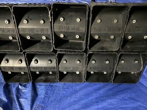 FEDERAL SIGNAL EVS2 100 WATT AS124 WHELEN POLICE SIREN SPEAKERS LOT OF 10