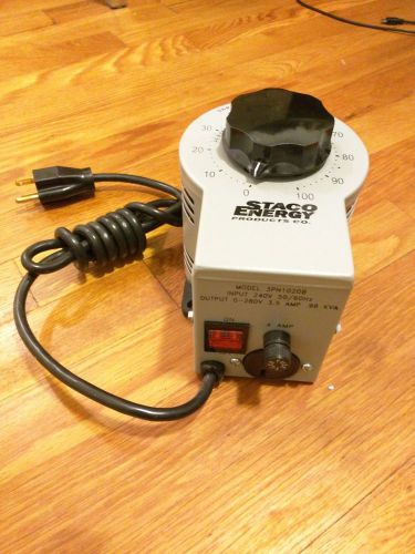 STACO ENERGY PRODUCTS 3PN1020B VARIABLE TRANSFORMER