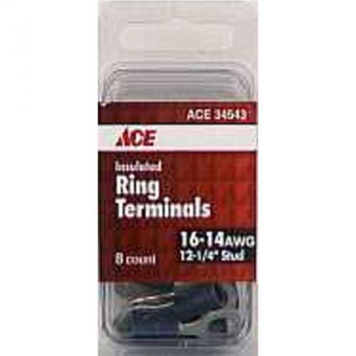 Insulated ring terminal vinyl insulated ace wire connectors 34543 082901345435 for sale