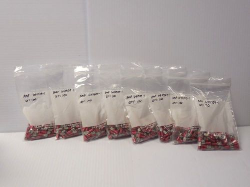 NEW LOT OF 790 AMP FEMALE QUICK DISCONNECT TERMINAL 640909-1 22-18 AWG