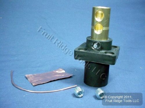 Leviton black ect 16 series cam receptacle male panel outlet 400a 600v 16r21-e for sale