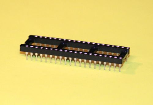 Machine tooled IC socket DIP-40 Hi-Rel machined pins  Qty:8-: