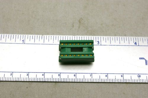 Augat lot of 46 dual inline 16 gold plated contacts ic sockets 316-ag5d-r new for sale
