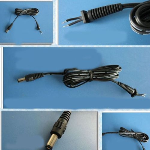 10X Copper Laptop Charger DC Power Adapter Cable 5.5x2.1 Straight Male 1.8M DIY