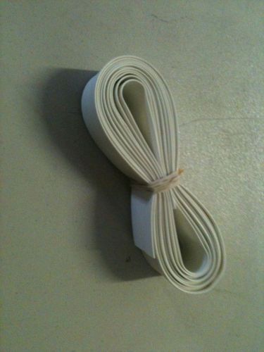 3/4&#034; id / 20mm thermosleeve white polyolefin 2:1 heat shrink tubing- 50&#039; section for sale