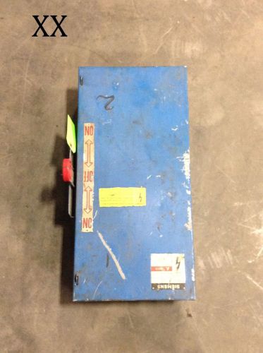 Siemens 30 Amp Double Throw Disconnect Switch 2500 V NF321DTK