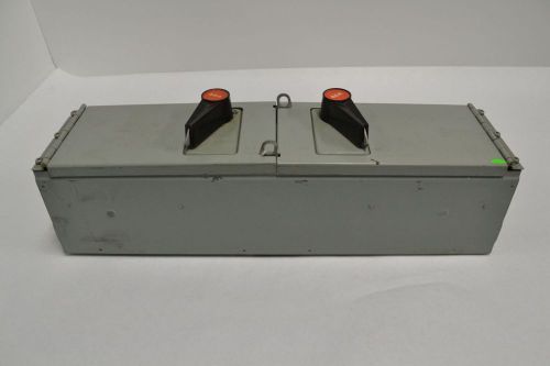 FPE 6632 15HP SERIES B FUSIBLE 60A 240V-AC 3P TWIN DISCONNECT SWITCH B205824