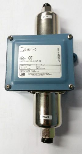 Nib united electric differential pressure switch model # j21k-140 for sale