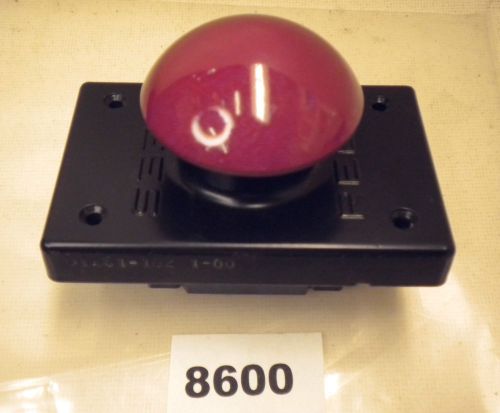 (8600) Rees Push Button Round Red Plunger 01461-102 Black Cover