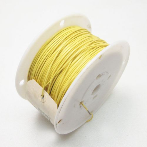 700&#039; Interstate Wire WIA-1819-4 18 AWG Yellow Lead Wire 19/30 Stranded Copper