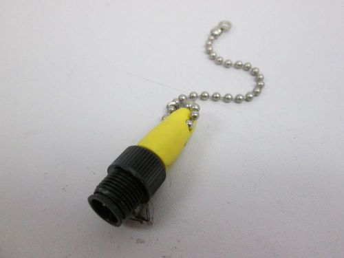 New woodhead 81572 mic 4p m/mspg 1-2 spcl end cap yellow cable-wire d258006 for sale