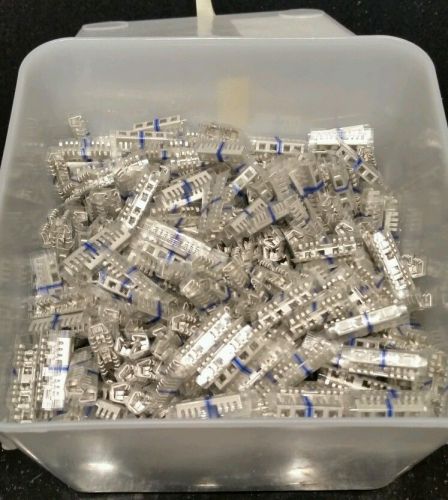 Tyco amp picabond blue electrical connectors #552041-4  lot of 1000 for sale