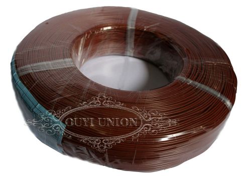 2000ft 1-pin 330V FT1 LF Brown 28AWG Cable Cord UL-1007 Hook-up Wire Strip