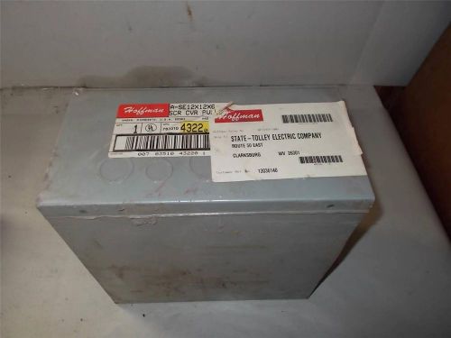 Hoffman a-se12x12x6 scr cvr pullbox (new) for sale
