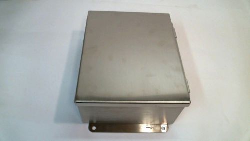 Hoffman a1008chnfss 4x 10x&#034; 8x&#039; 4x&#034; box and a10p8ss stainless steel panel for sale