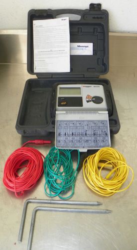 Megger DET3TC three terminals digial ground tester