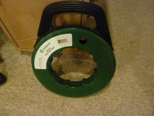 Greenlee 438-10 steel fish tape 125&#039; x 1/8&#034; x .06&#034; for sale