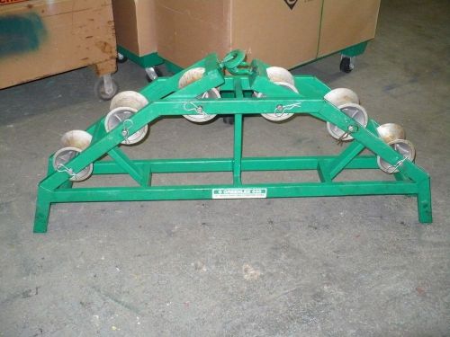 Greenlee 638 radius cable sheave w/ 8-sheave wheels for sale