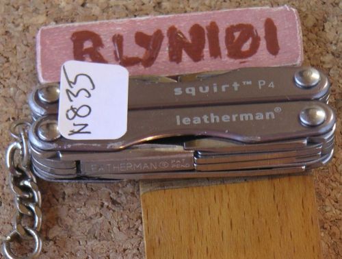 SQUIRT P4 by Leatherman Pocket Multitool (Used) N835 Unconditionally Guaranteed