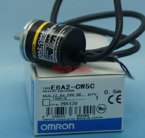OMRON E6A2-CW5C 100P/R Rotary Encoder NEW