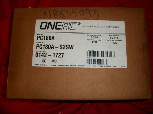 ONEAC PC180A-S2SW Power Conditioner Tabletop or Wallmount NEW IN BOX