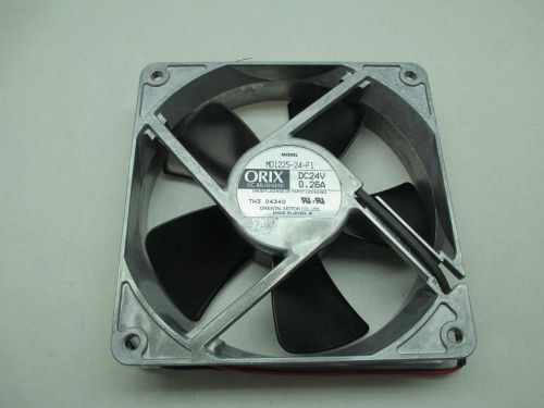 New orix md1225-24-f1 0.26a amp 24v-dc 119mm cooling fan d380837 for sale