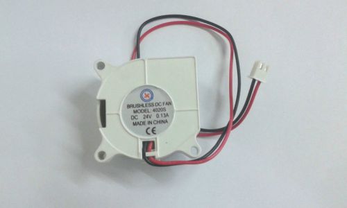 1pcs fan 4020s (40mmx40mmx20mm) 24v brushless dc cooling blower fan 2wires for sale
