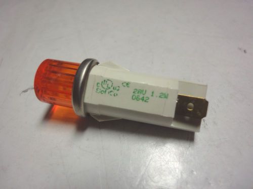 Solico 28V  1.2W Orange Round Indicator Light