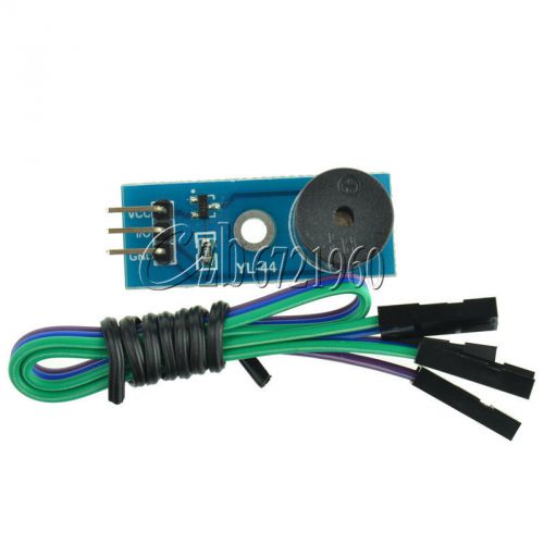 3.3-5v passive buzzer alarm module sensor beep for arduino car +cable for sale
