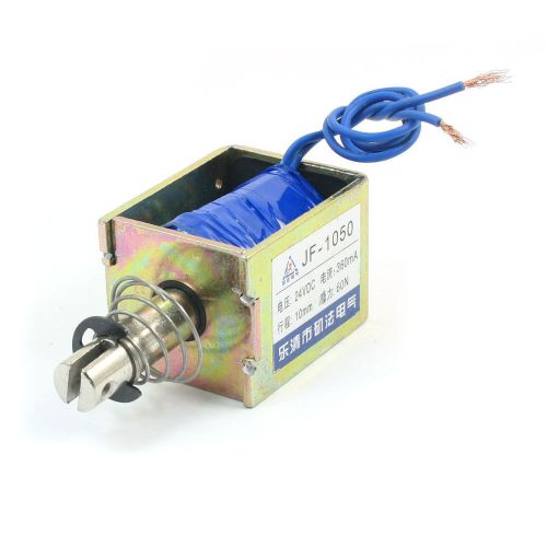 JF-1050 60N/10mm DC24V 360mA Two Wires Pull Type Solenoid Electromagnet