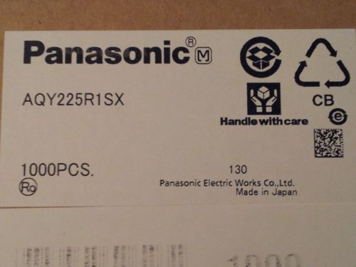 Panasonic Relays  AQY225R1SX  1000 pieces per box