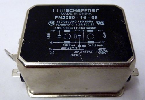 SCHAFFNER FN-2060-16-06 EMI LINE FILTER