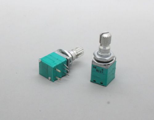 2 x 9mm ALPS B10K 10K Linear Taper Potentiometer With Swith Knurled Shaft