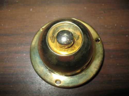 New Tork Alert TA1786B Weatherproof Brass Pushbutton - Missing Screws