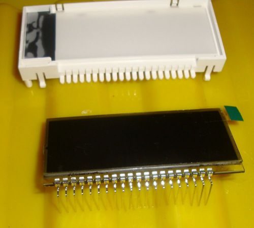 7segment LCD 4 digit, 3x multiplex, with plastic carrier