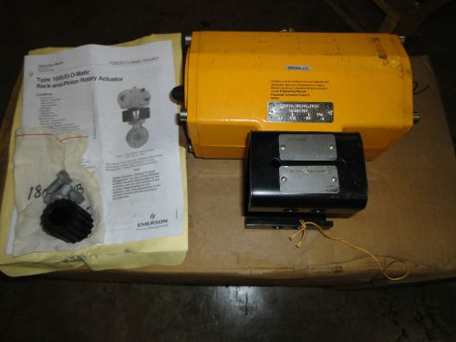 * fisher 1035 / el-o-matic rack &amp; pinion rotary actuator for sale