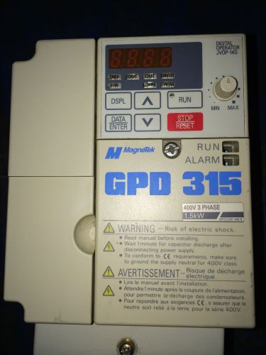 Magnetek GPD 315 VFD Variable Frequency Drive, 1.5KW, MVB003
