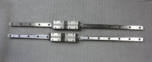 2 thk caged ball lm guide linear bearings &amp; rails ssr25 812mm 4 blocks (rr-231) for sale