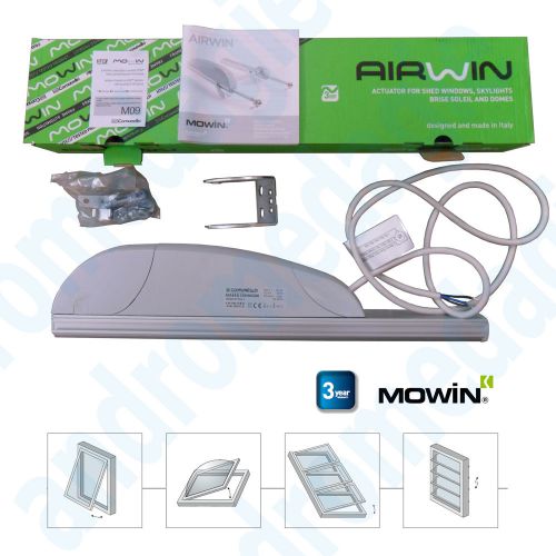 AIRWIN 650N 230V STROKE=350MM Rack motor Shed Top-Hung Windows Skylights Domes