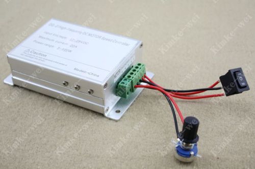 Reversible 400W DC Motor Speed Control PWM Controller