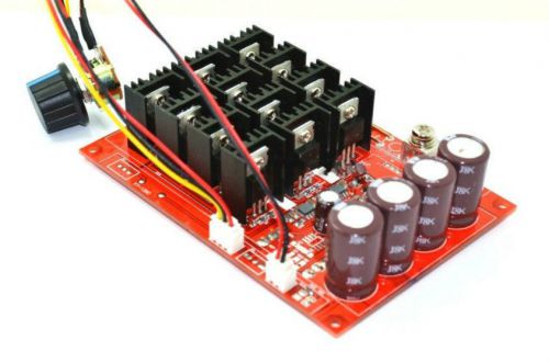 Dc 10-50v 12v 24v 48v 3000w 60a dc motor speed fan control pwm hho rc controller for sale