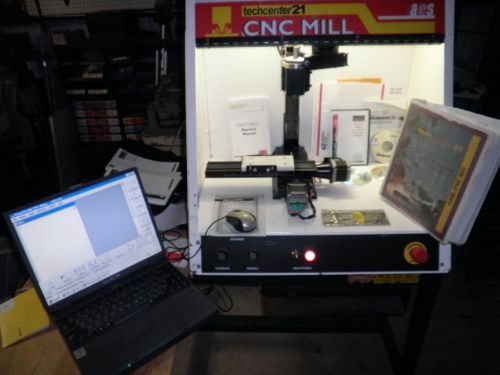 Cnc ! tested ok !  3d denford engraving mini mill cad cam servo printer  laptop for sale