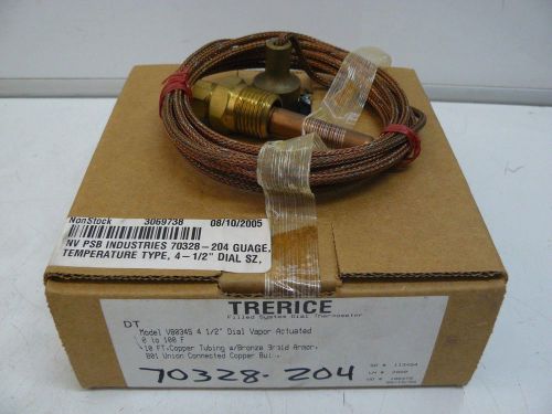 New trerice v80345 4 1/2&#034; dial vapor actuated 0-100 degree f for sale