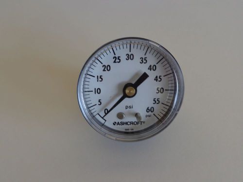 Ashcroft 0-60psi 595-05 2&#034; pressure gauge for sale