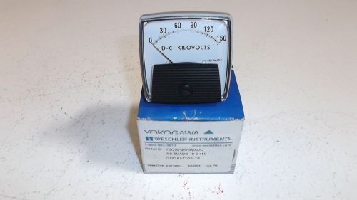 WESCHLER INSTRUMENTS PANEL METER YE/250/2/0-3MADC *NEW IN BOX*