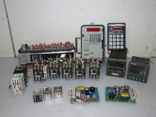 16 CUTLER-HAMMER/WATLOW ELECTRICAL LOT, PLC, TEMPERATURE CONTROLLERS