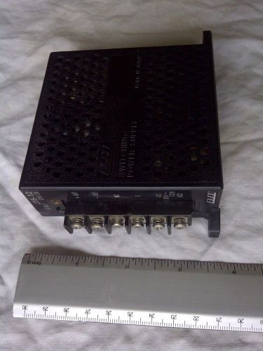 ELCO SWITCHING POWER SUPPLY J15-12, INPUT: 85~132VOLTS AC, OUTPUT: 12VDC, 1.3A