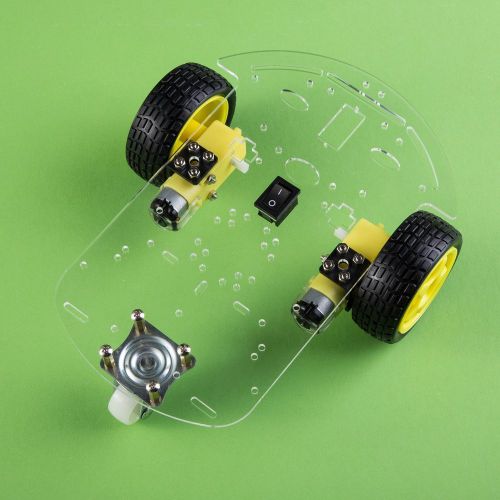 Smart Car Robot With Chassis And Kit (Arduino Controllable, New, from USA)