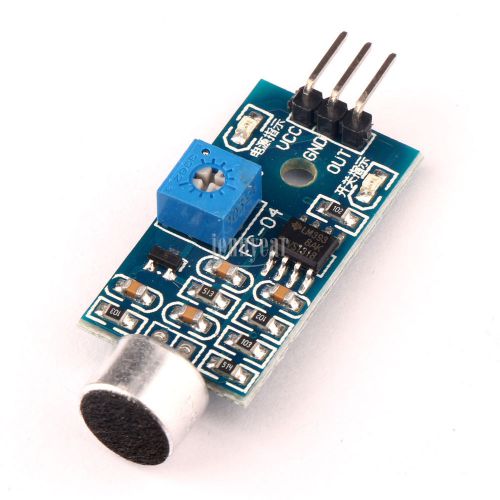3.3v-5v dc sound sensor detection module voice switching digital output 4-wire for sale