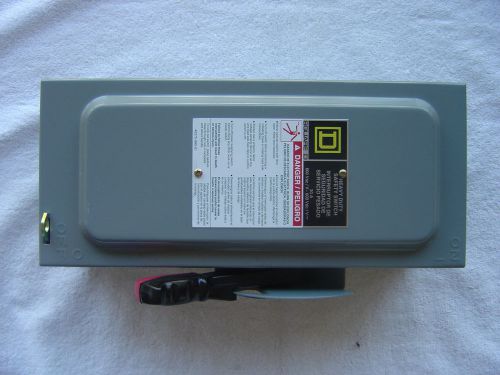 NEW Square D 30A Heavy Duty Safety Switch       H361
